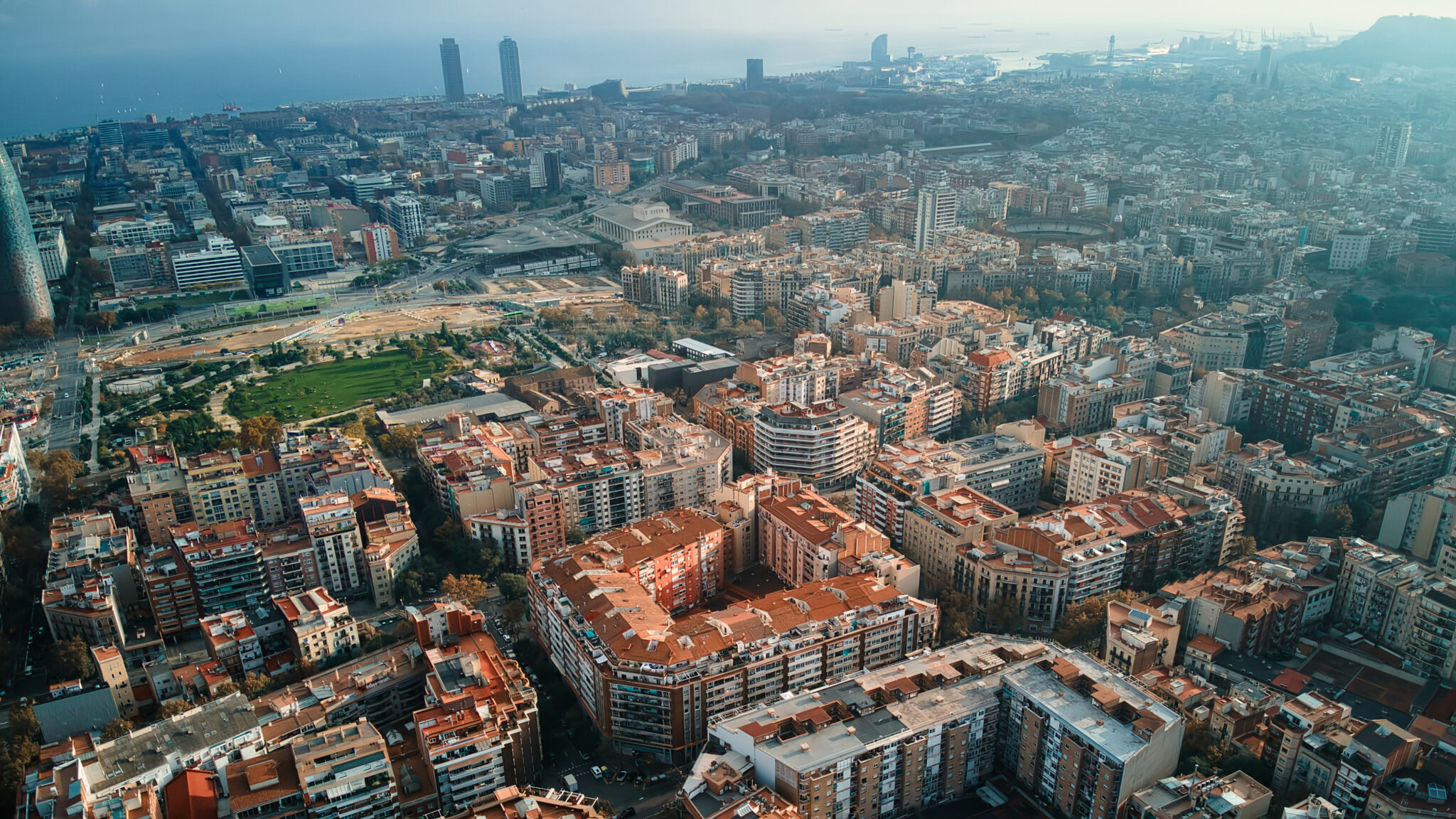Vista aèria de Barcelona